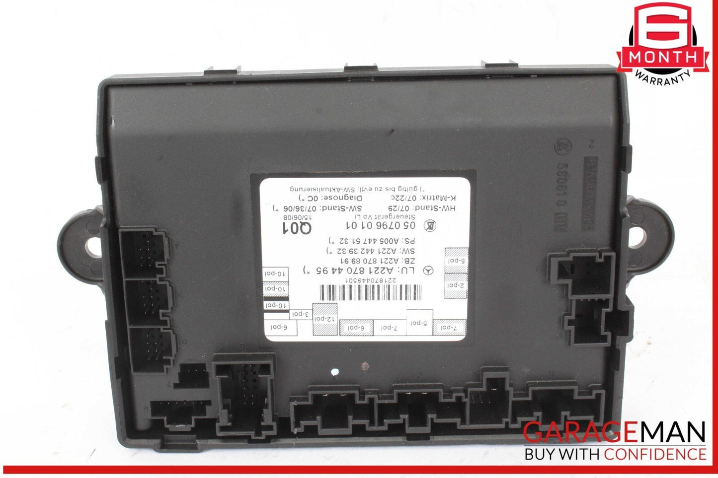 07-13 Mercedes W221 S550 S350 Front Left Side Control Door Module Unit OEM