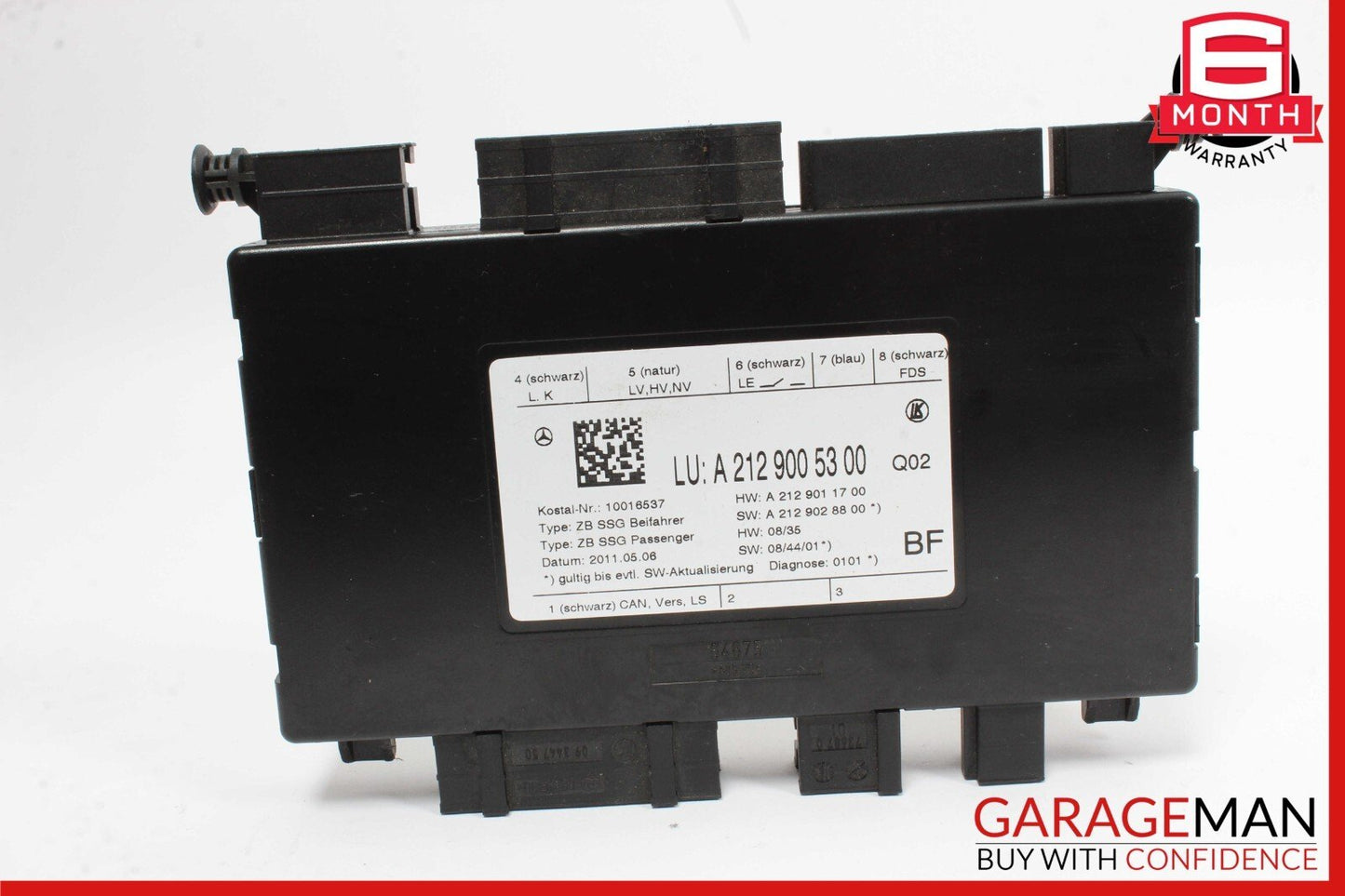 08-18 Mercedes W212 E350 C350 CLS500 Front Right Side Seat Control Module Unit