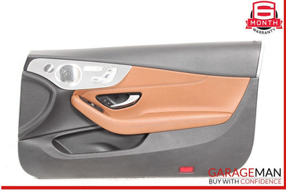 17-21 Mercedes W205 C300 C63 AMG Coupe Front Right Side Interior Door Panel OEM
