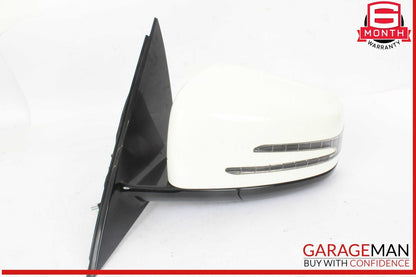10-13 Mercedes W212 E350 Front Left Driver Side Door Rear View Mirror White OEM