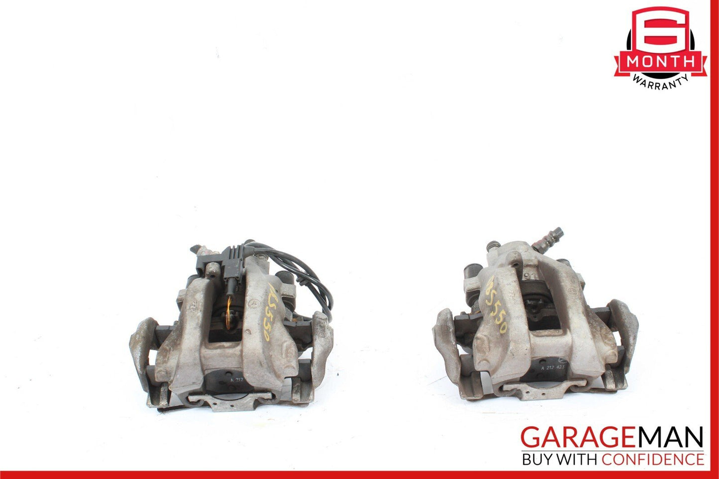 07-14 Mercedes W221 S550 CL550 Rear Left & Right Brake Caliper Calipers Set of 2