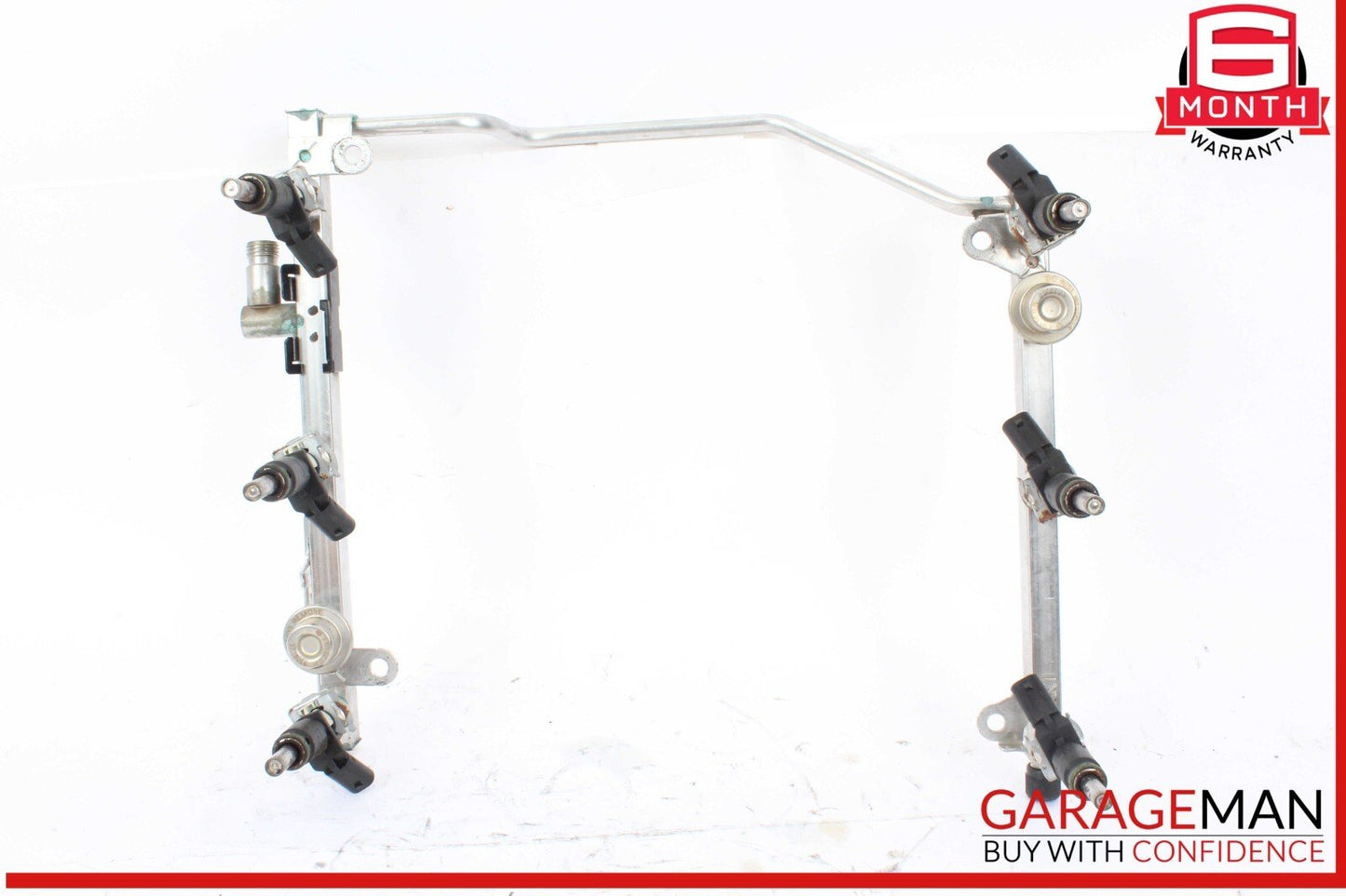 05-12 Mercedes X204 GLK350 Fuel Injector Rail w/ Fuel Injectors OEM