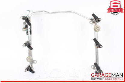 05-12 Mercedes X204 GLK350 Fuel Injector Rail w/ Fuel Injectors OEM