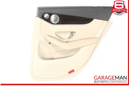 16-23 Mercedes X253 GLC350e GLS300 Rear Right Side Interior Door Trim Panel OEM