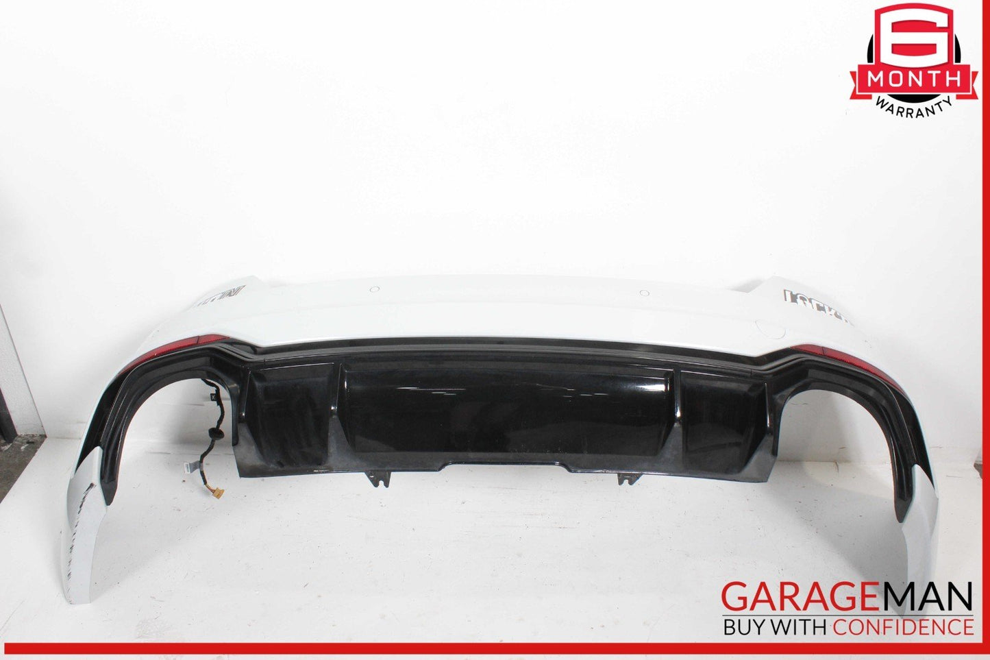 18-19 Audi RS5 Rear Bumper Cover Assembly White OEM