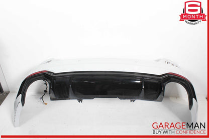 18-19 Audi RS5 Rear Bumper Cover Assembly White OEM