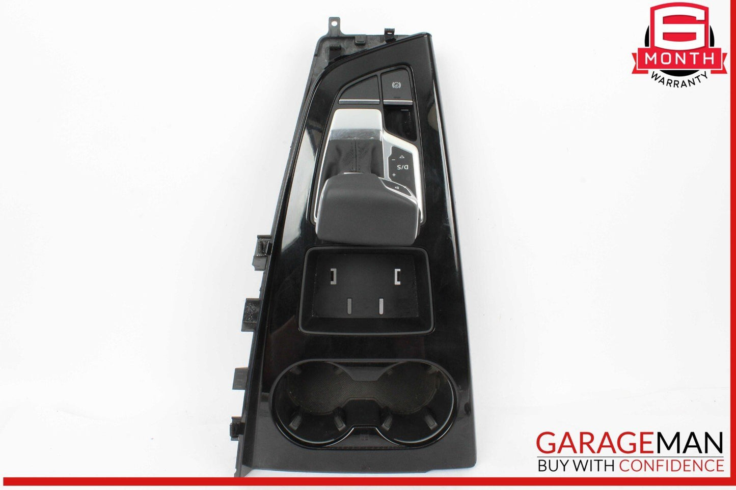 17-24 Audi A4 Center Console Cup Holder w/ Gear Shifter Lever Knob OEM