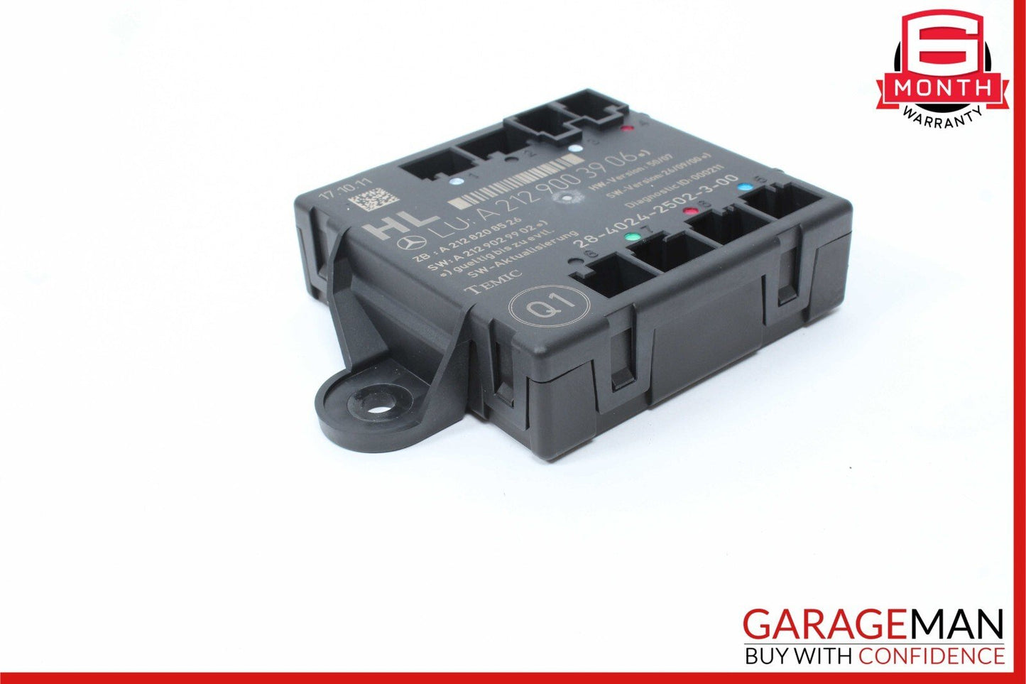 08-14 Mercedes W204 C250 C300 C350 Rear Left Side Door Control Module Unit OEM