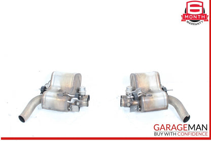 17-20 Maserati Levante Rear Right & Left Muffler Exhaust Silencer Pipe Baffle