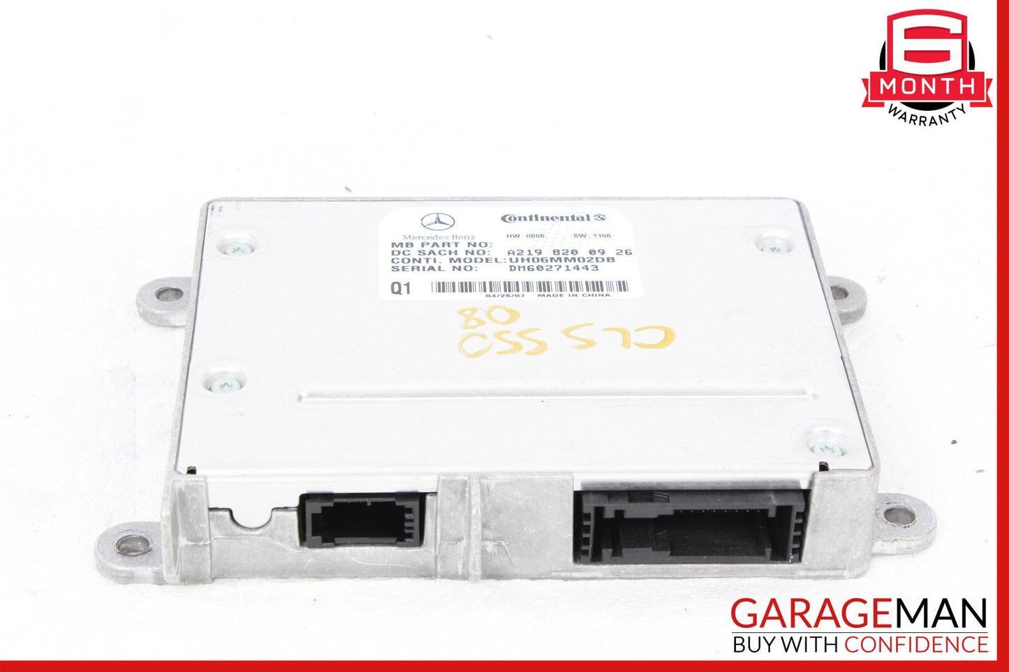 06-12 Mercedes W219 CLS550 SL550 Communication Control Module 2198200926 OEM