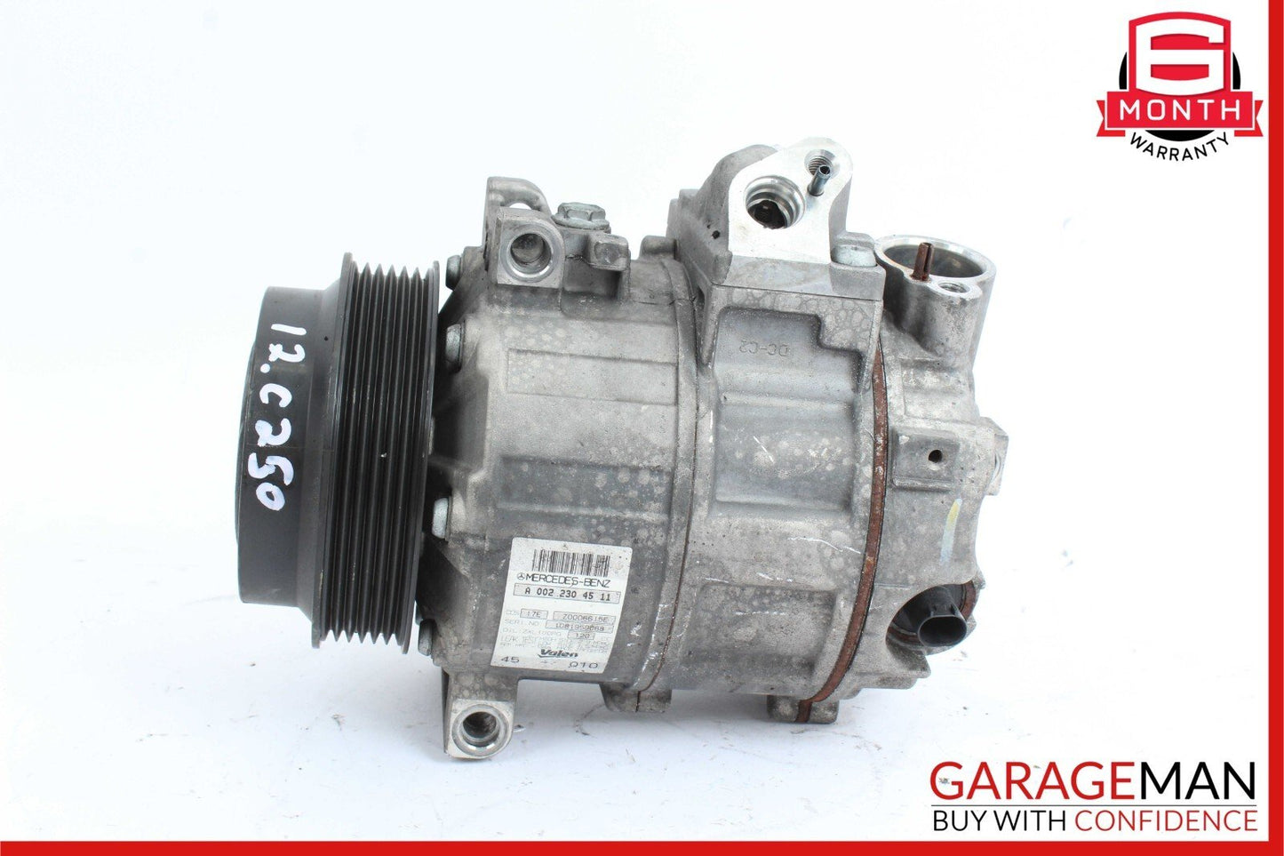 12-15 Mercedes SLK250 C250 E250 1.8L AC A/C Air Conditioning Compressor Pump OEM