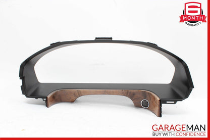 10-16 Mercedes W212 E550 E400 Instrument Cluster Clear Bezel Trim Cover OEM