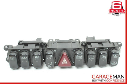 00-02 Mercedes W215 CL500 CL55 AMG Dashboard Dash Hazard Light Control Panel OEM