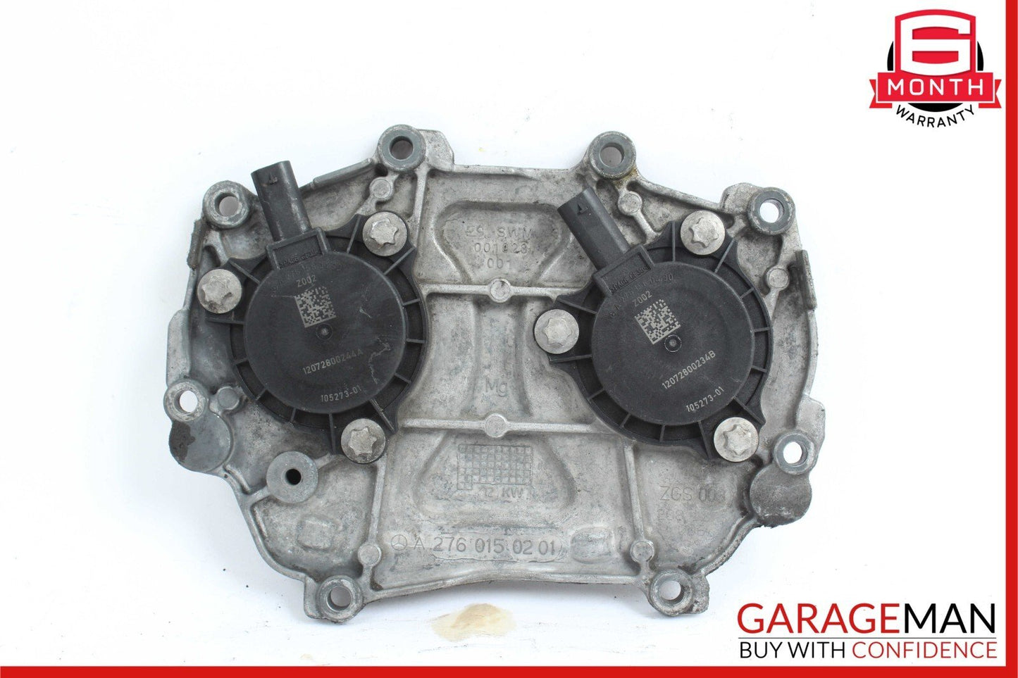 12-18 Mercedes W204 C300 Front Left / Right Engine Timing Chain Cover Plate OEM