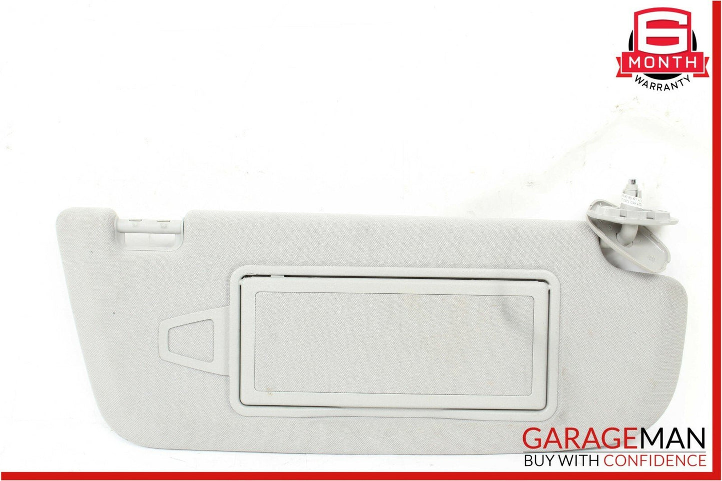 07-13 Mercedes S550 CL550 Front Right Sun Visor Sunvisor Cover Shade Suede Grey