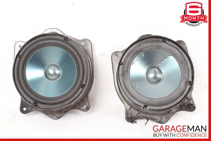 07-09 Mercedes W221 S550 S63 Rear Left & Right Door Audio Sound Speaker Set of 2