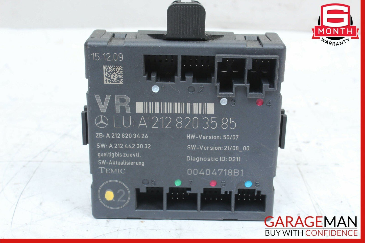 08-14 Mercedes W204 C250 C300 Front Right Side Door Control Module Unit