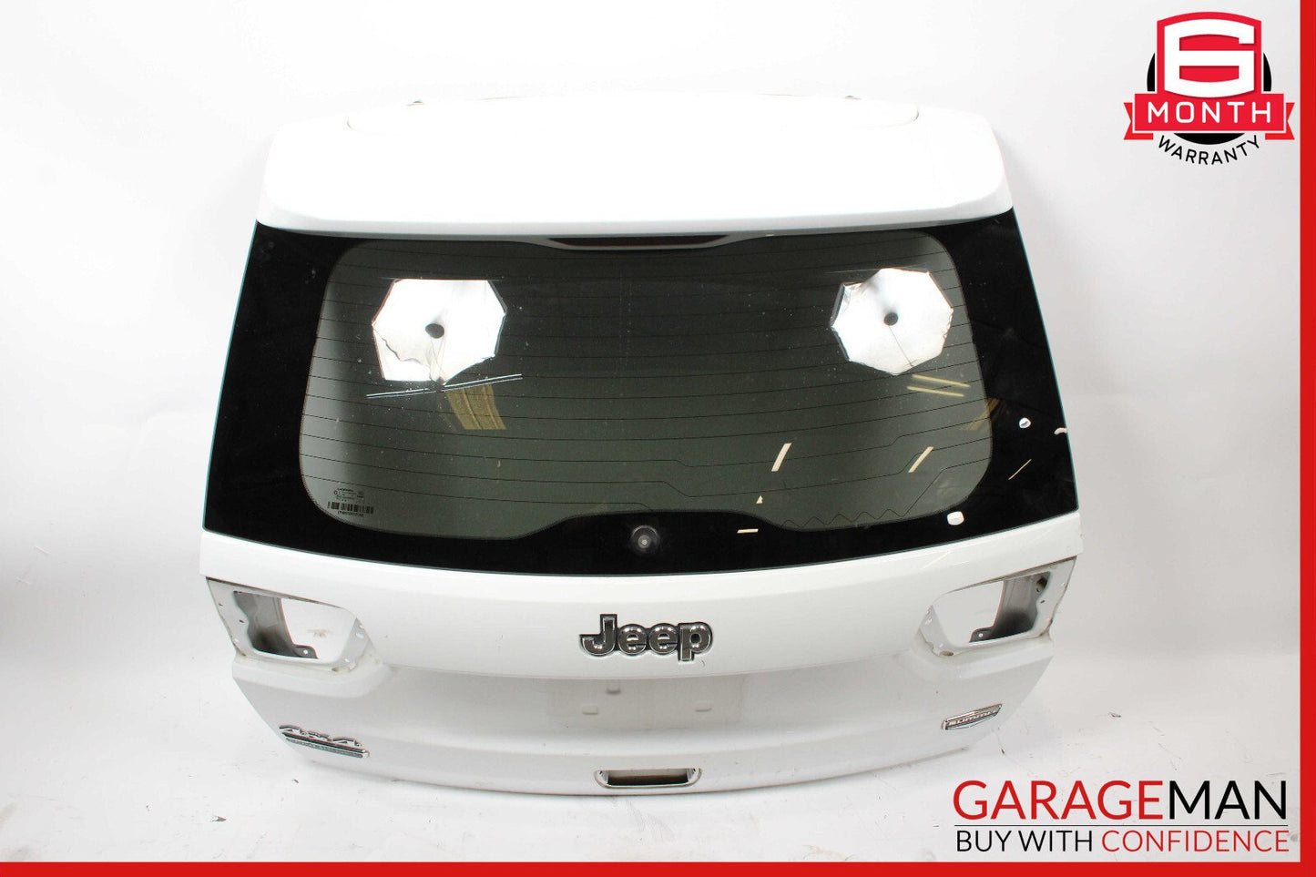 14-17 Jeep Grand Cherokee Rear Trunk Hatch Tailgate Lift Gate Glass White OEM