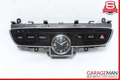 15-18 Mercedes W205 C300 C400 Center Dashboard Hazard Control Switch w/ Clock