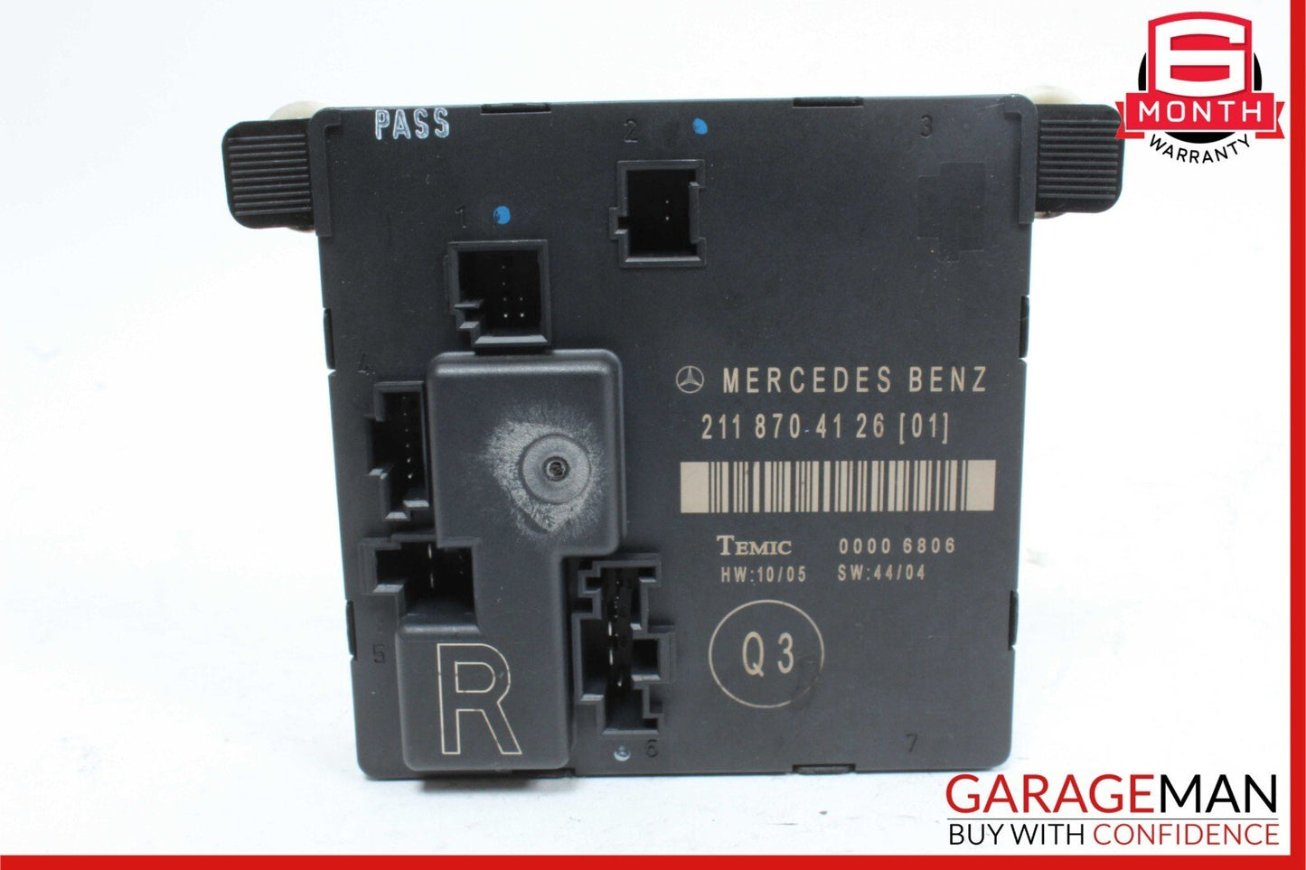 03-09 Mercedes W211 E350 E550 E320 Rear Right Side Door Control Module Unit