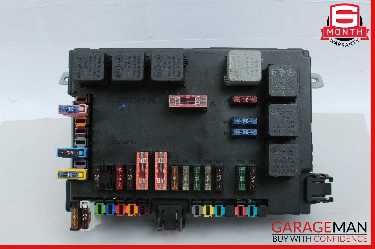 07-09 Mercedes W221 S550 CL550 S63 Rear Trunk Fuse Box 2215405950 OEM