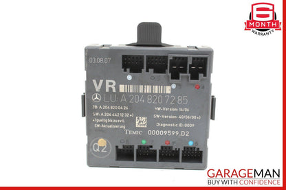 08-14 Mercedes W204 C300 C350 Sedan Front Right Side Door Control Module Unit