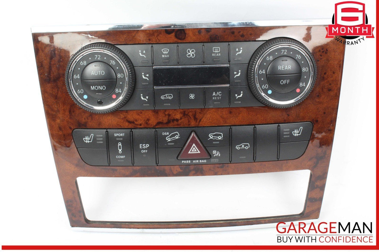 06-10 Mercedes W164 ML550 ML350 A/C Heater Climate Temperature Control Switch