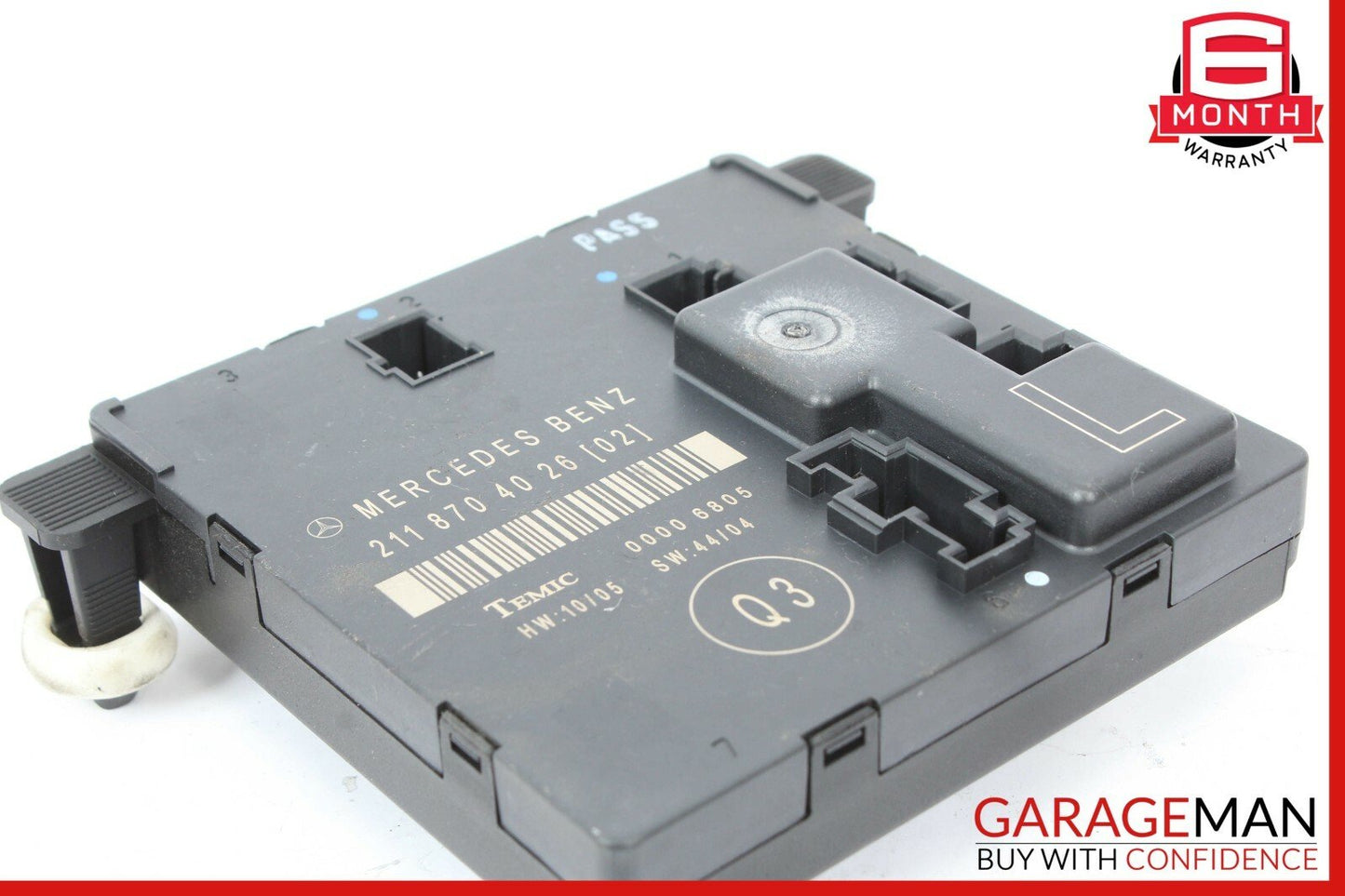 03-09 Mercedes W211 E550 E350 E63 AMG Rear Left Side Door Control Module Unit