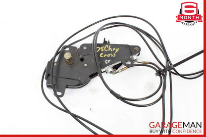05-08 Chrysler Crossfire Convertible Rear Storage Cover Latch Cylinder Assembly