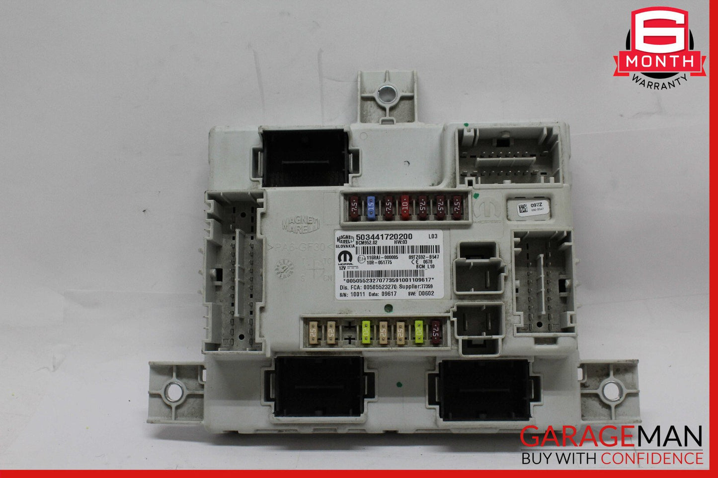 17-19 Alfa Romeo Giulia Fuse Box Gateway Module Unit OEM