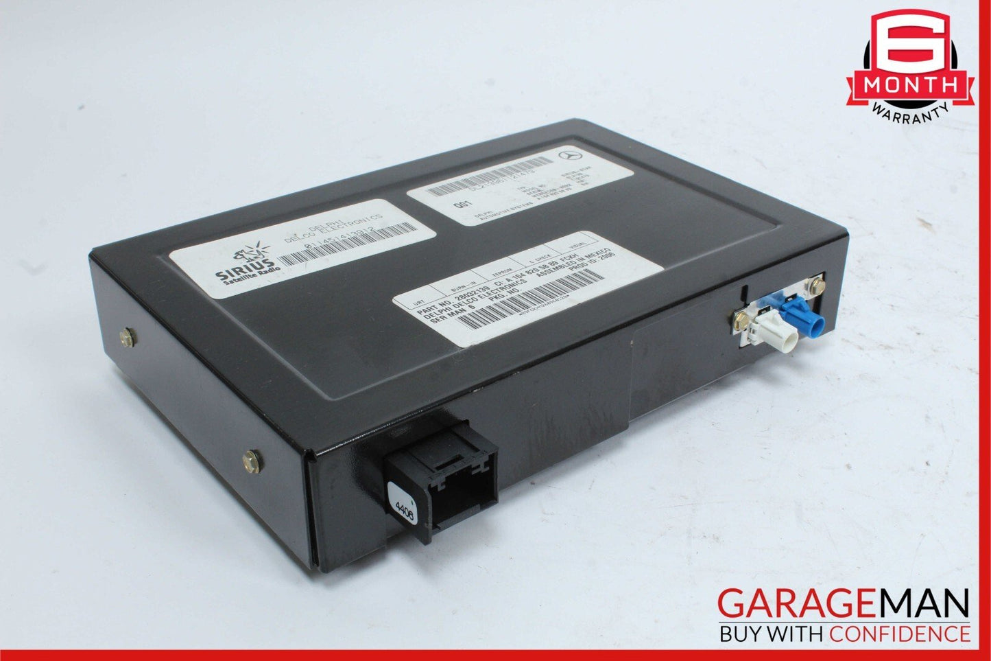 03-09 Mercedes X164 GL450 4MATIC Sirius Satellite Radio Receiver Module Unit OEM