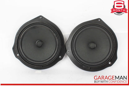08-15 Mercedes X166 GL450 Front Right & Left Door Sound Speakers Set of 2 OEM