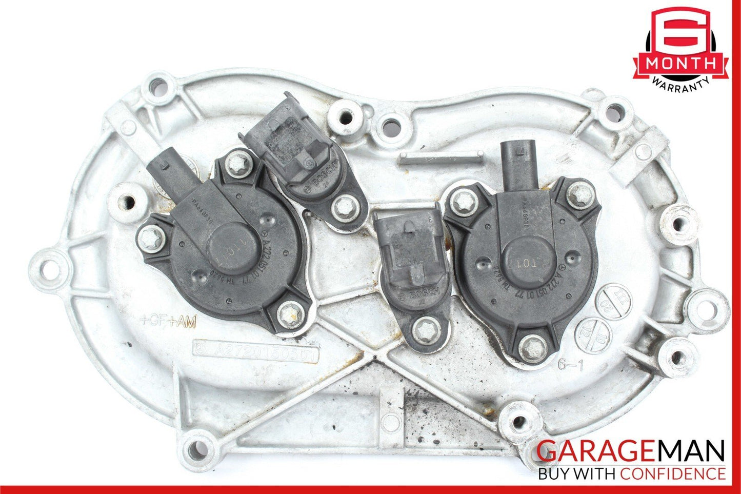 05-13 Mercedes W212 E350 Front Left Side Engine Timing Chain Cover Plate OEM