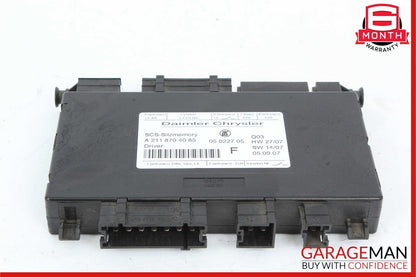 03-11 Mercedes W211 E350 CLS500 SLK280 Front Left Side Seat Control Module OEM