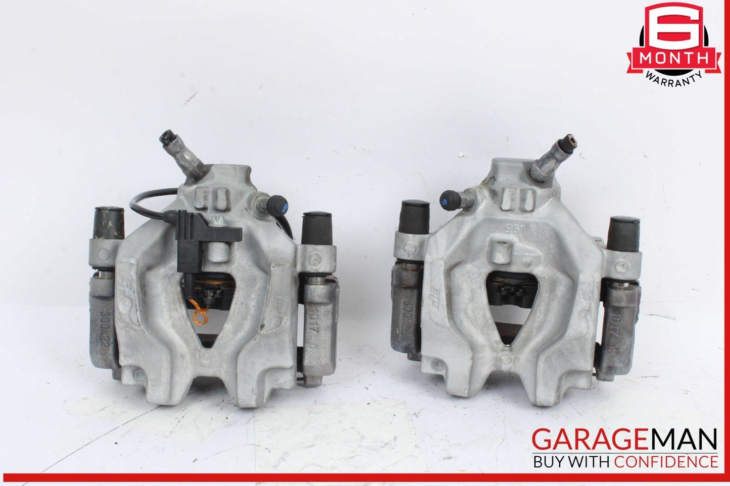 10-18 Mercedes W212 E400 Rear Left & Right Side Brake Caliper Calipers Set OEM
