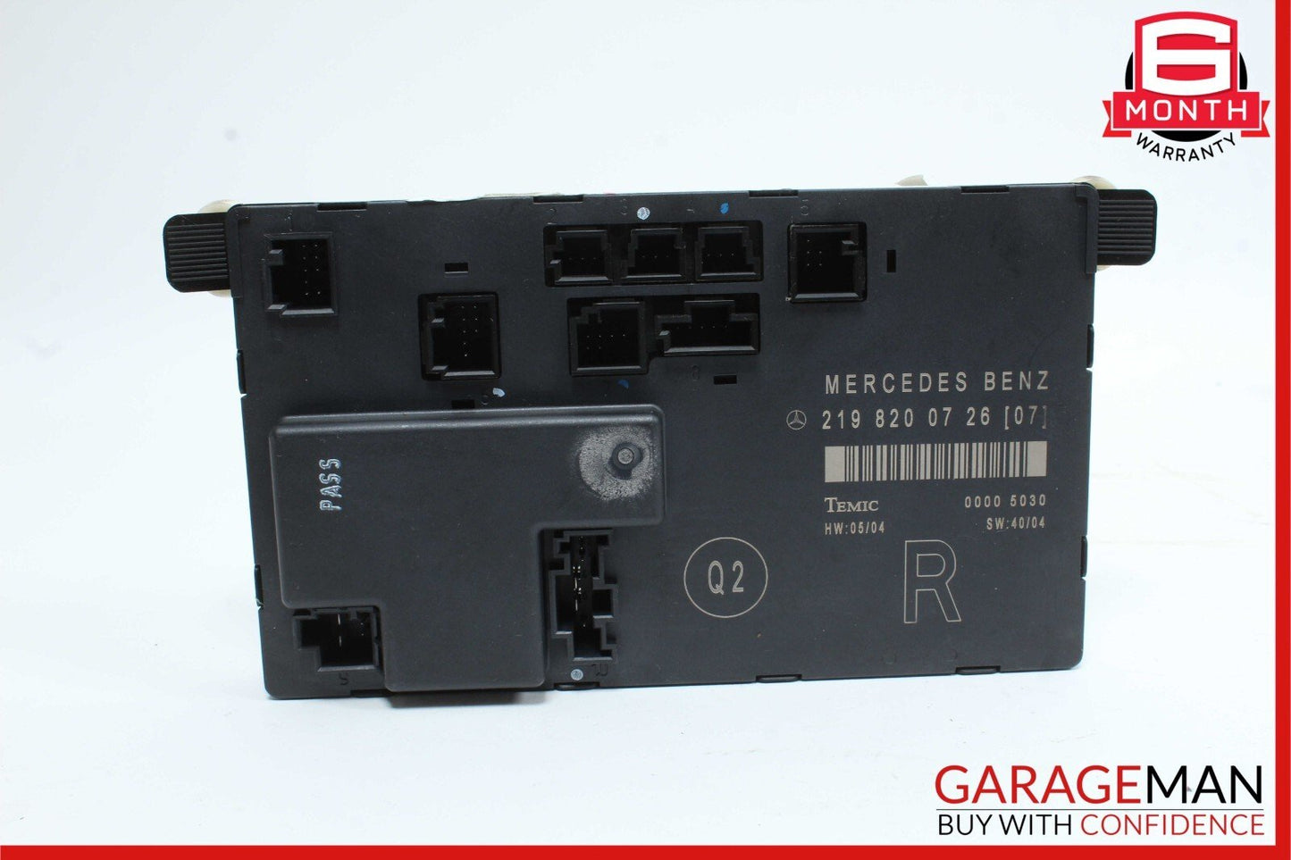 06-11 Mercedes W219 CLS550 CLS63 AMG Front Right Side Door Control Module Unit