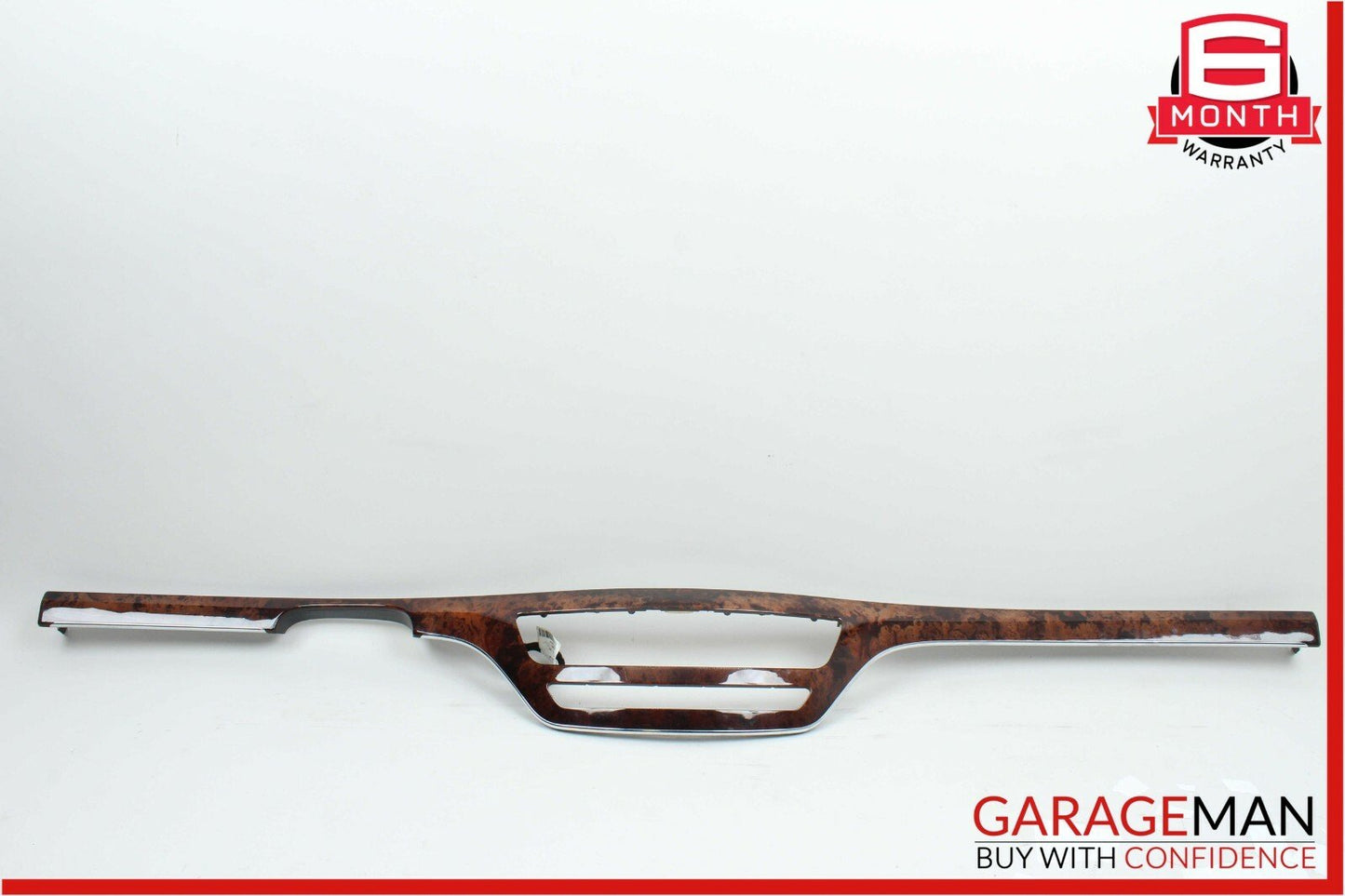 07-09 Mercedes W221 S550 Front Dash Dashboard Trim Panel Cover Bezel Wood OEM