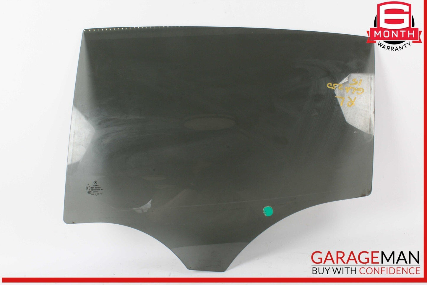 15-20 Mercedes X156 GLA250 GLA45 AMG Rear Left Side Door Window Glass OEM