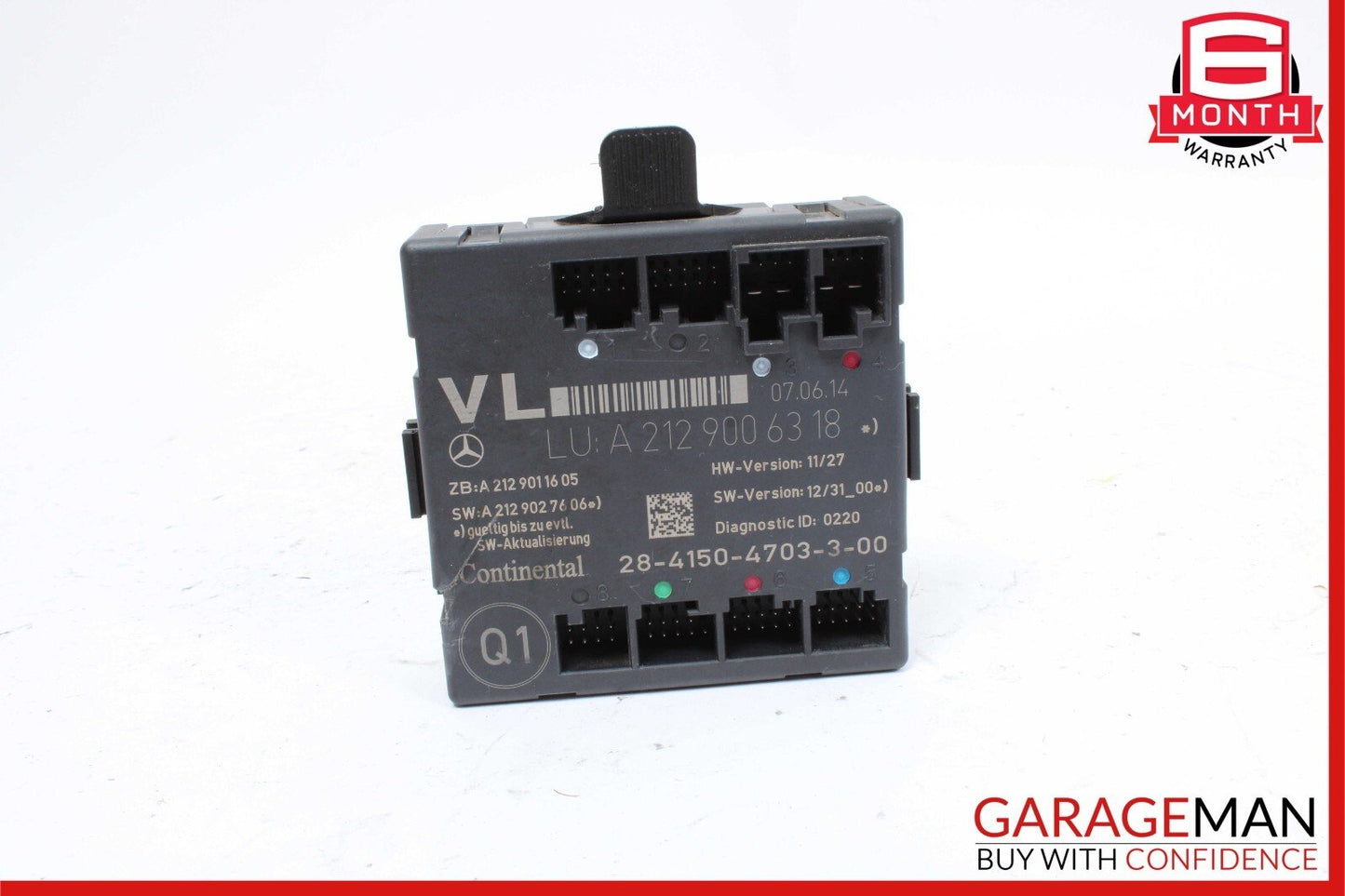 08-18 Mercedes GLK350 CLS550 C250 E400 Front Left Side Door Control Module Unit