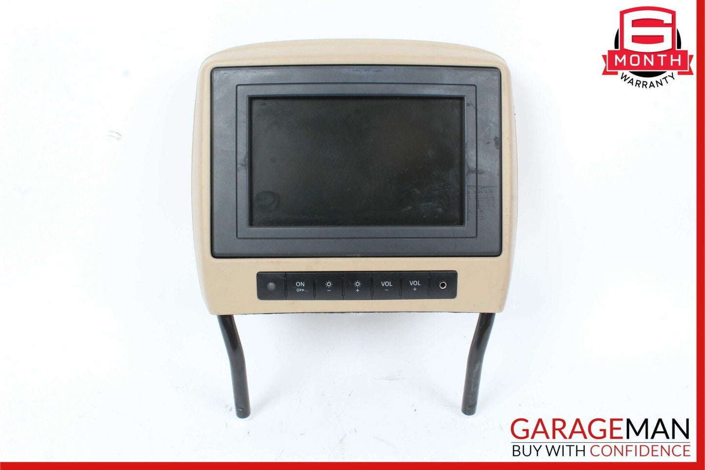 07-12 Mercedes GL450 R550 ML450 Seat Headrest Screen Monitor Display Trim Brown
