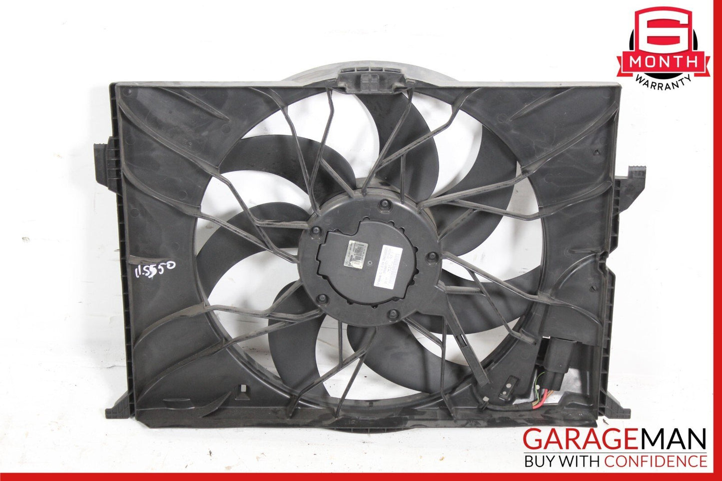 07-13 Mercedes W221 S400 S550 Engine Cooling Fan Motor Assembly 2215000993 OEM
