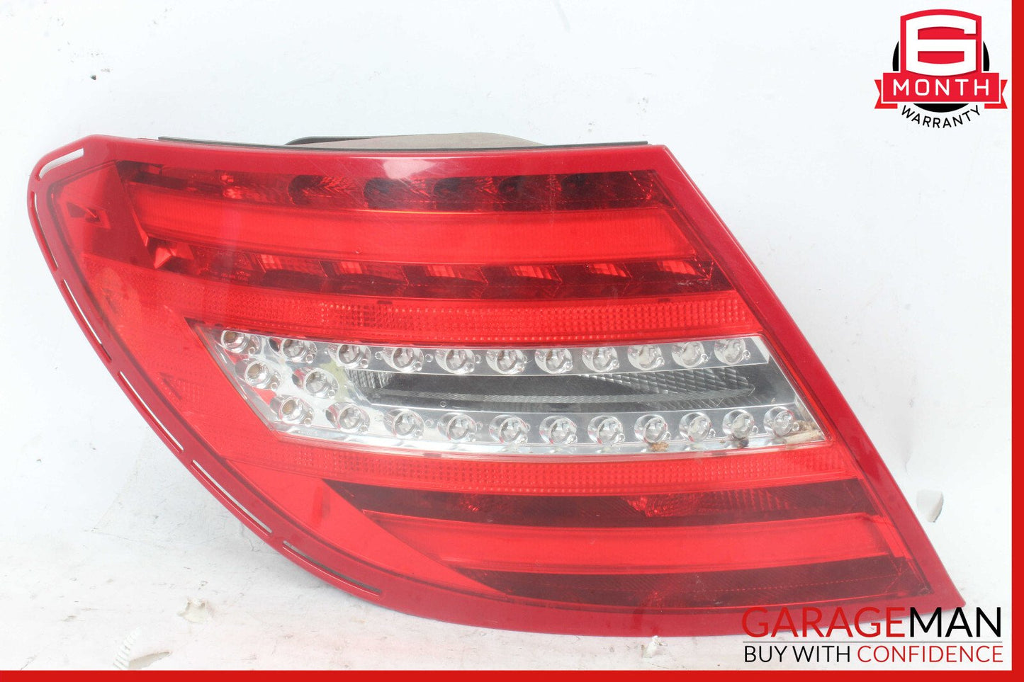 12-14 Mercedes W204 C250 C300 Tail Light Lamp LED Left Driver Side OEM
