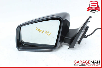 12-14 Mercedes W204 C250 Front Left Side Mirror Rear View Door Black OEM