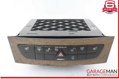 03-09 Mercedes W211 E350 CLS500 Hazard Switch Control Panel 2116800552 OEM