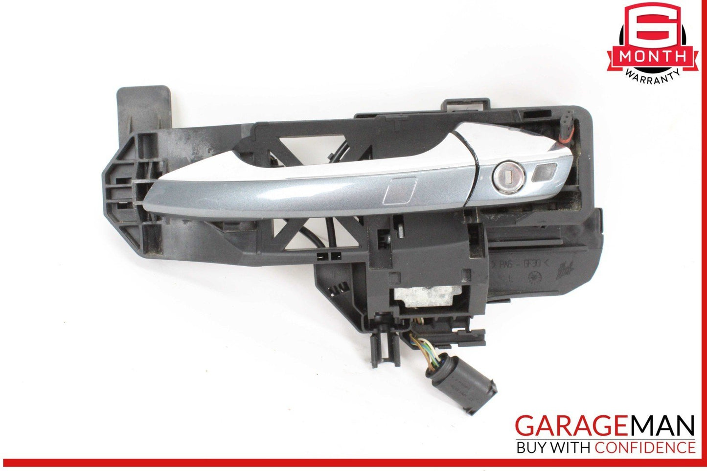 07-13 Mercedes W221 S550 Front Left Driver Side Exterior Door Handle Gray OEM