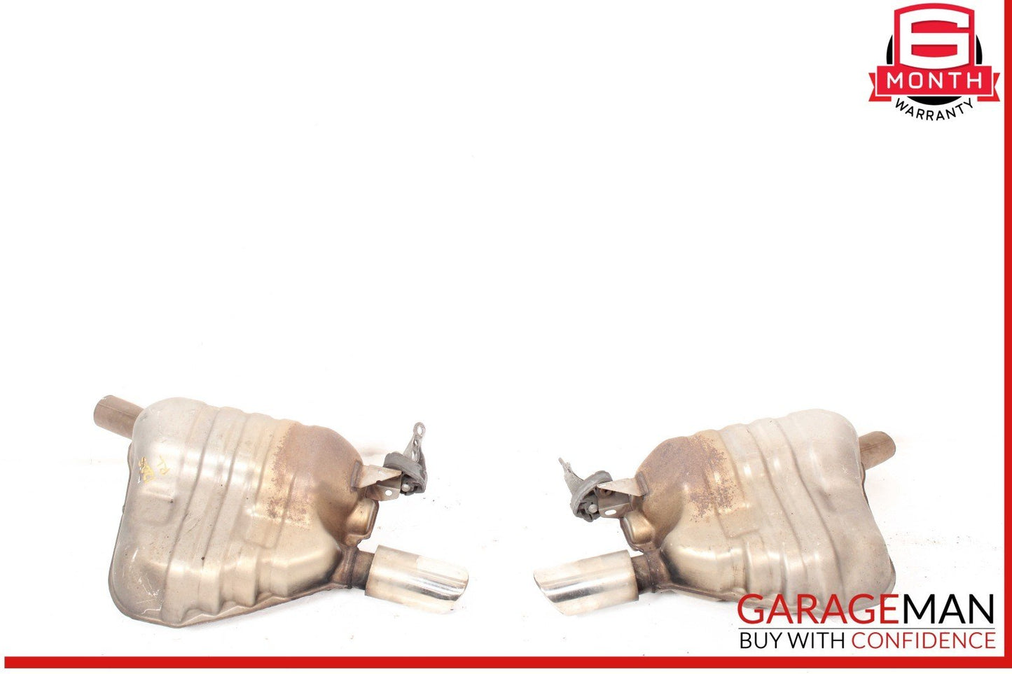 09-17 Audi Q5 Right & Left Side Exhaust Muffler Tail Pipe Set of 2 Pc OEM