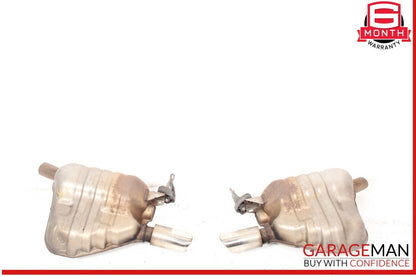 09-17 Audi Q5 Right & Left Side Exhaust Muffler Tail Pipe Set of 2 Pc OEM