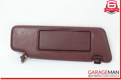 84-93 Mercedes W201 190E 190D Right Passenger Side Sunvisor Burgundy OEM