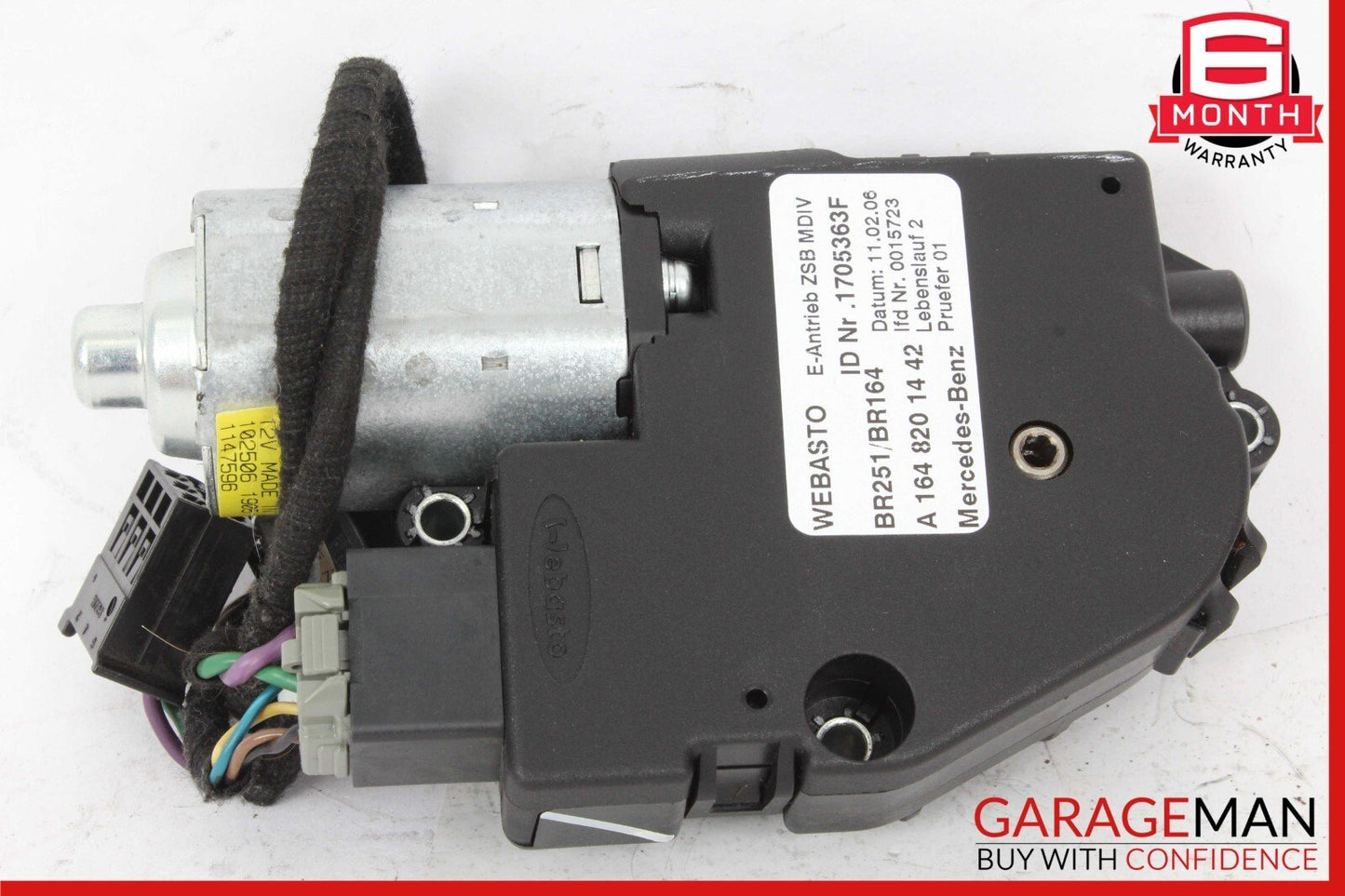 06-13 Mercedes W164 ML350 GL450 Panoramic Sunroof Sun Roof Motor 1648201442 OEM