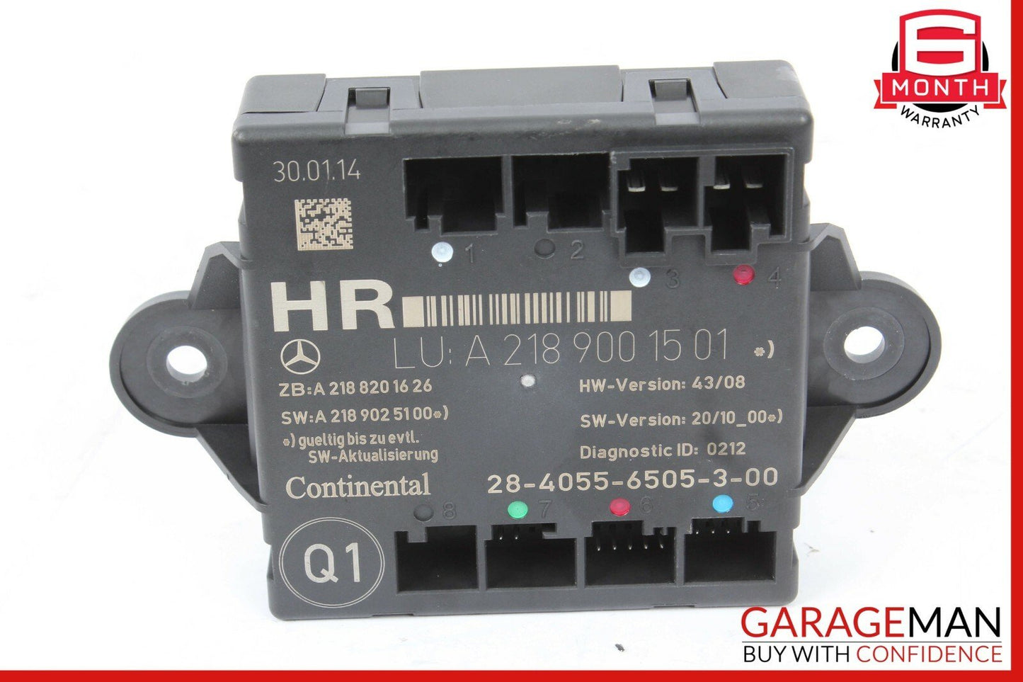 08-15 Mercedes W204 C300 C350 Rear Right Passenger Side Door Control Module OEM